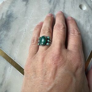 Sterling Silver Native American style Ring-size 5